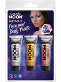 Cosmic Moon Metallic Face & Body Paint, 1