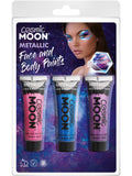 Cosmic Moon Metallic Face & Body Paint, 1