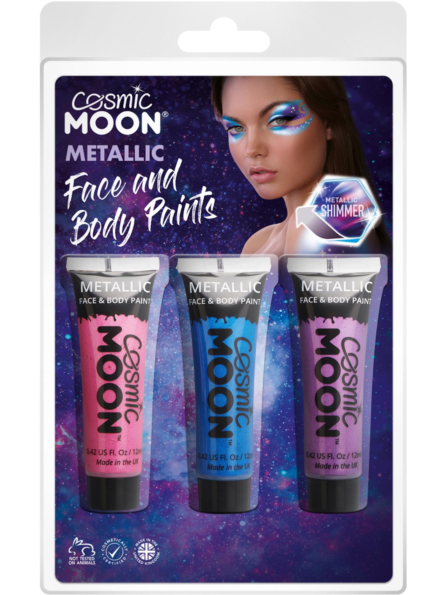 Cosmic Moon Metallic Face & Body Paint, 1