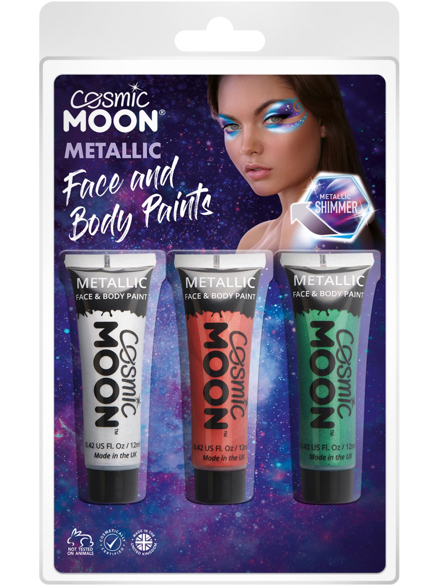 Cosmic Moon Metallic Face & Body Paint, 1