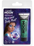 Cosmic Moon Metallic Face & Body Paint, Green 1
