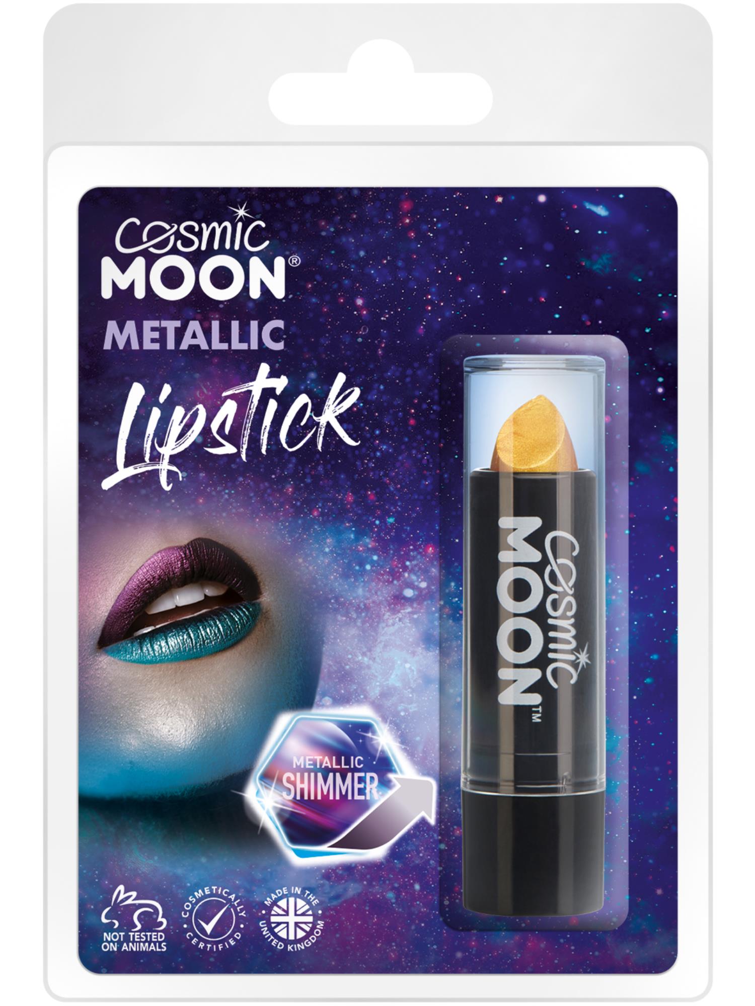 Cosmic Moon Metallic Lipstick, Gold 1