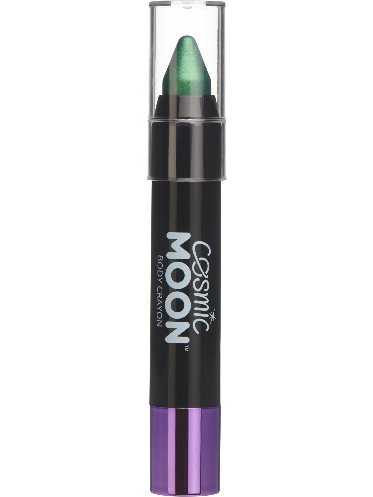 Cosmic Moon Metallic Body Crayons, Green 1