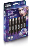 Cosmic Moon Metallic Body Crayons, Assorted 1