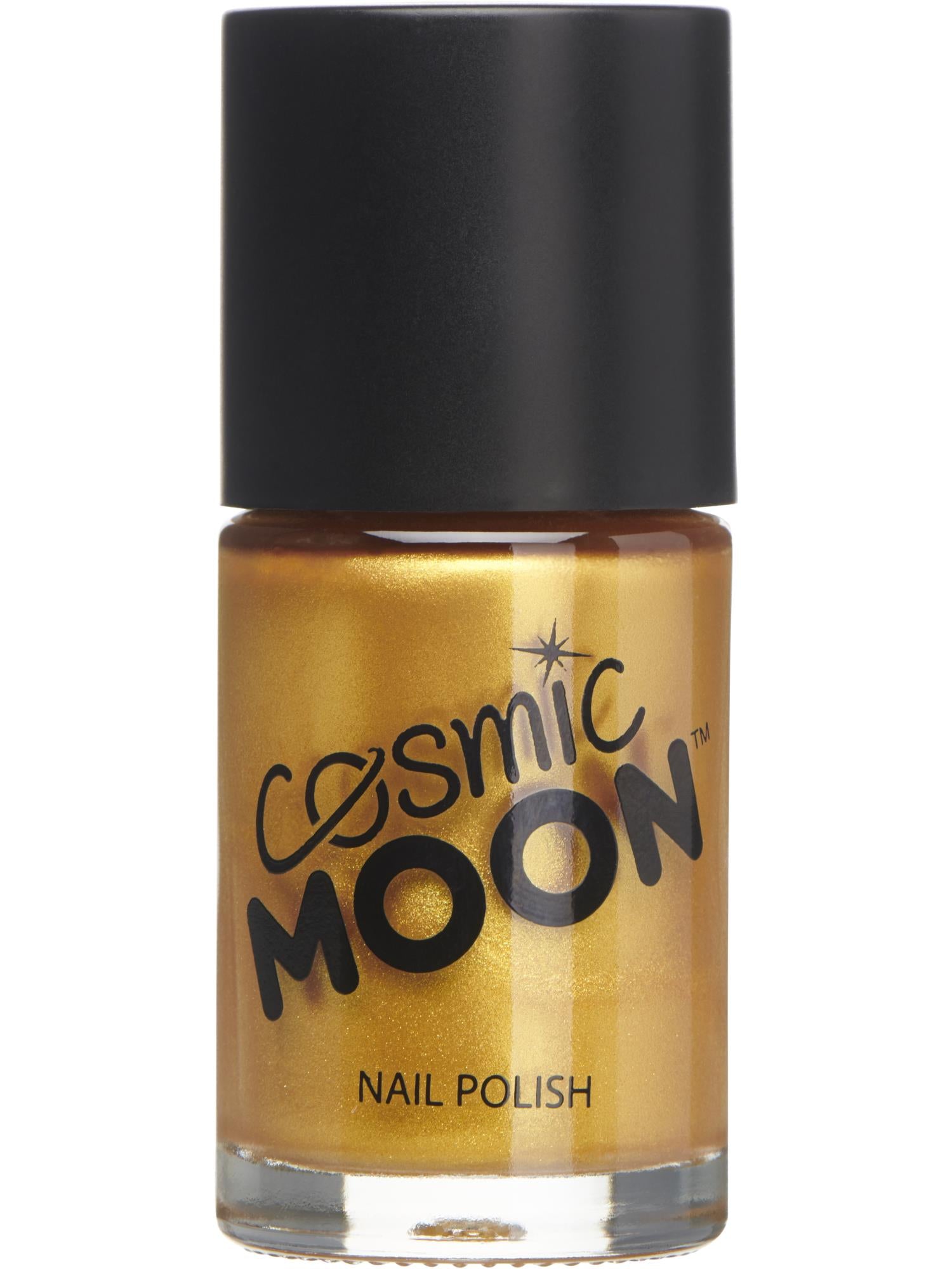 Cosmic Moon Metallic Nail Polish, Gold 1