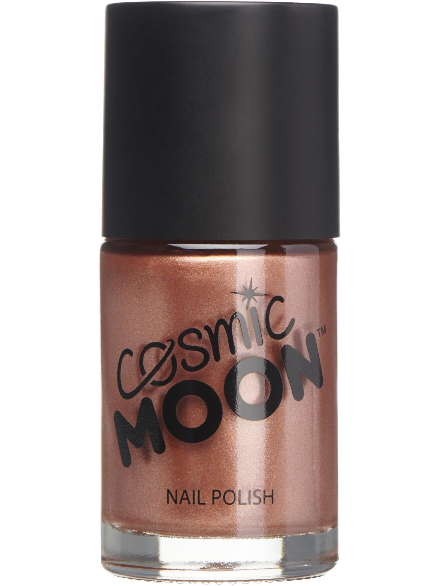 Cosmic Moon Metallic Nail Polish, Rose Gold 1