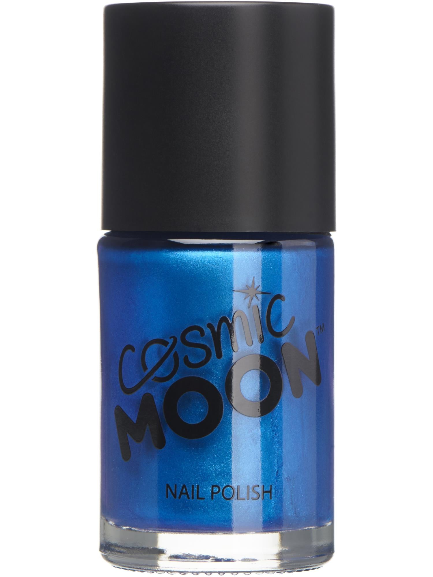 Cosmic Moon Metallic Nail Polish, Blue 1