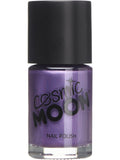 Cosmic Moon Metallic Nail Polish, Purple 1