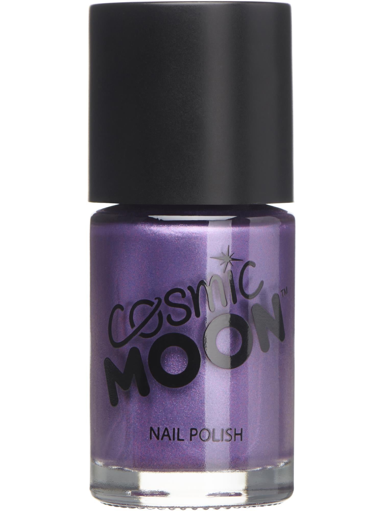 Cosmic Moon Metallic Nail Polish, Purple 1