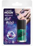 Cosmic Moon Metallic Nail Polish, Green 1