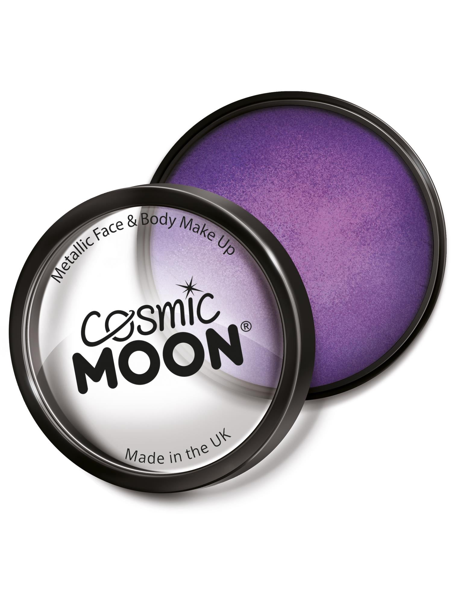 Cosmic Moon Metallic Pro Face Paint Cake Pots, Pur 1