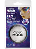 Cosmic Moon Metallic Pro Face Paint Cake Pots, Sil 1