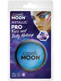 Cosmic Moon Metallic Pro Face Paint Cake Pots, Blu 1