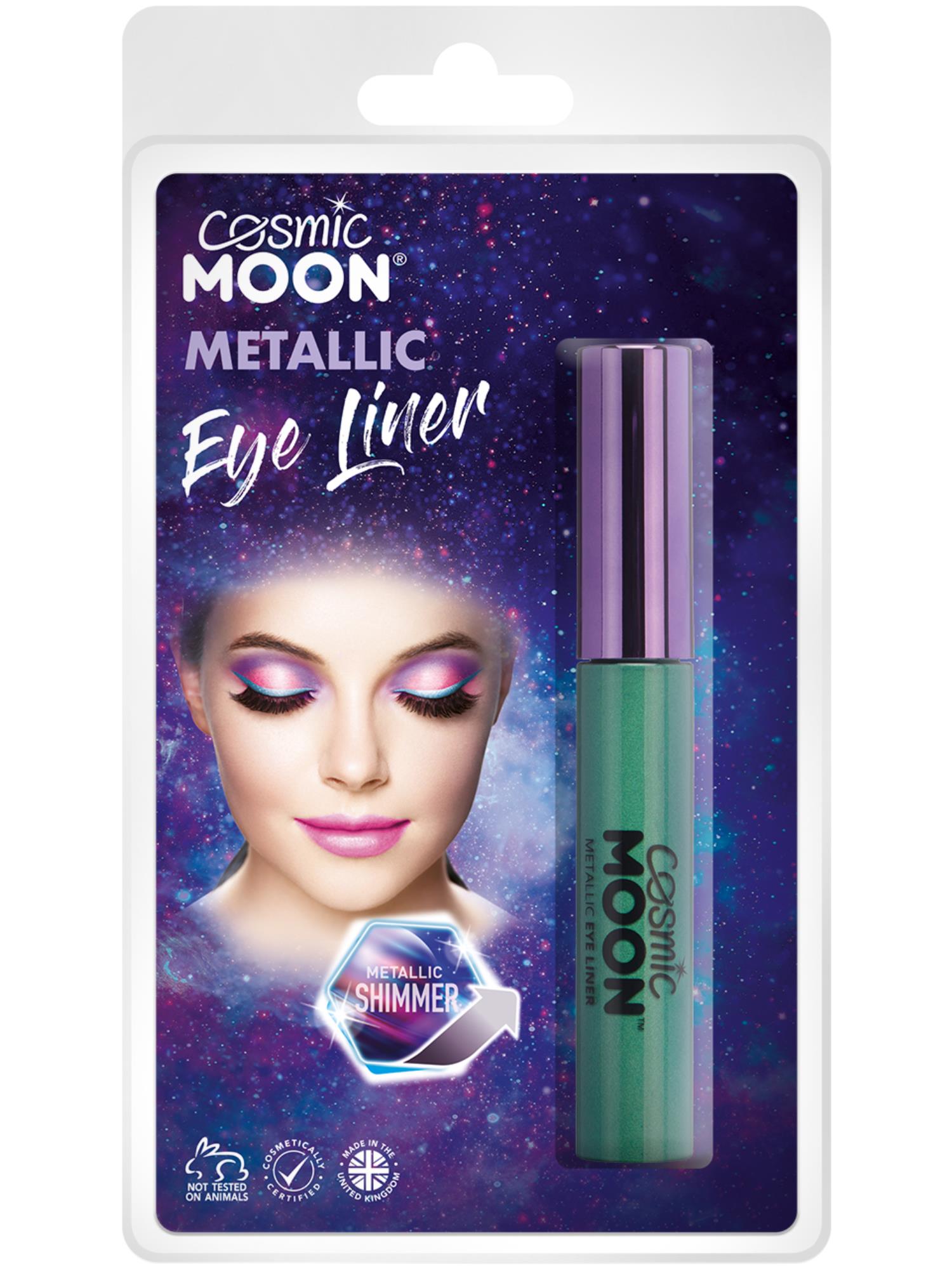 Cosmic Moon Metallic Eye Liner, Green 1