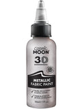 Cosmic Moon Metallic Fabric Paint, Silver 1