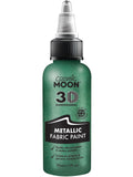Cosmic Moon Metallic Fabric Paint, Green 1
