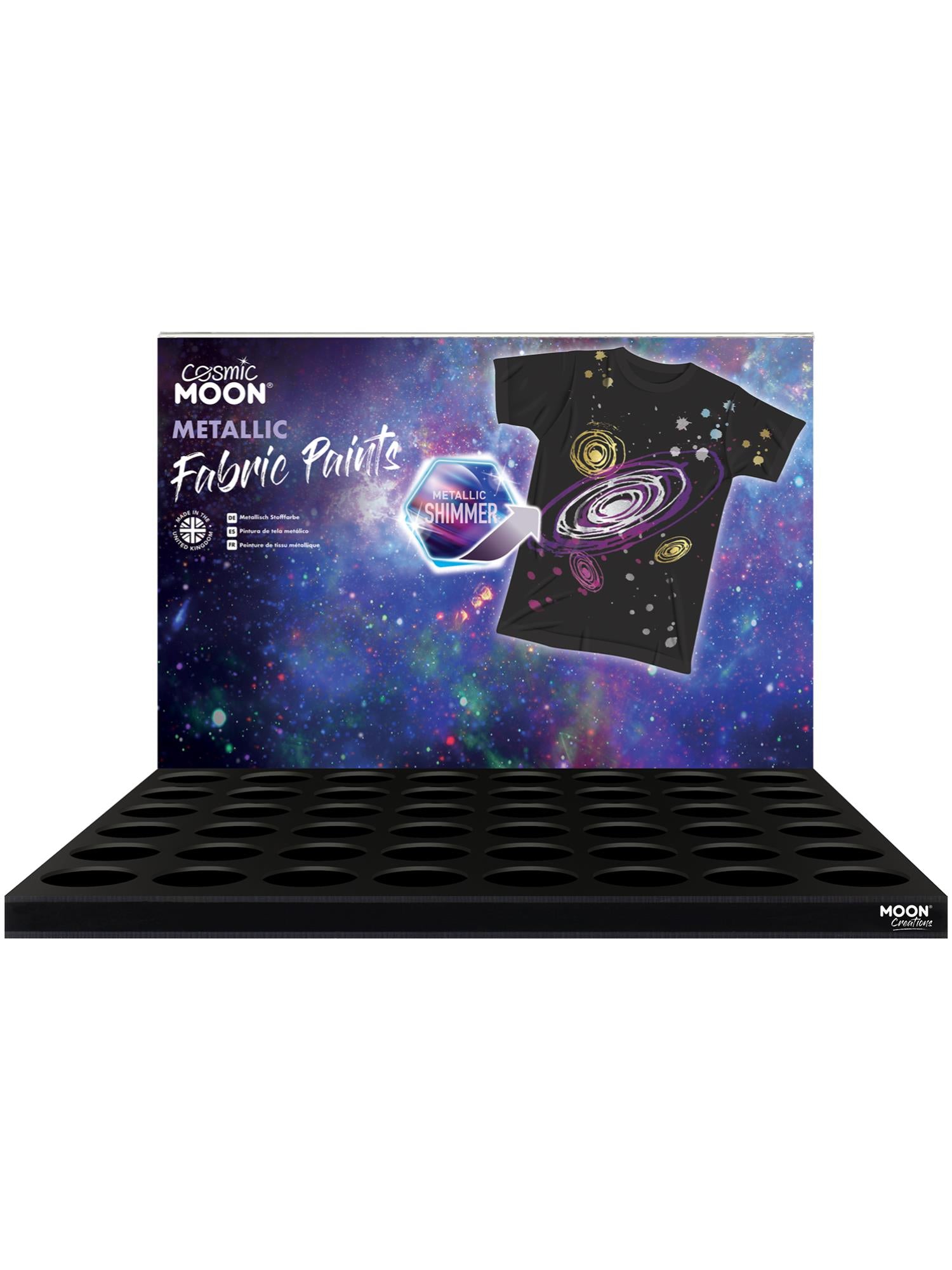 Cosmic Moon Metallic Fabric Paint, 1
