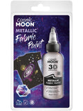 Cosmic Moon Metallic Fabric Paint, Silver 1