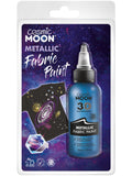 Cosmic Moon Metallic fabric Paint, Blue 1