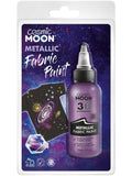 Cosmic Moon Metallic Fabric Paint, Purple 1