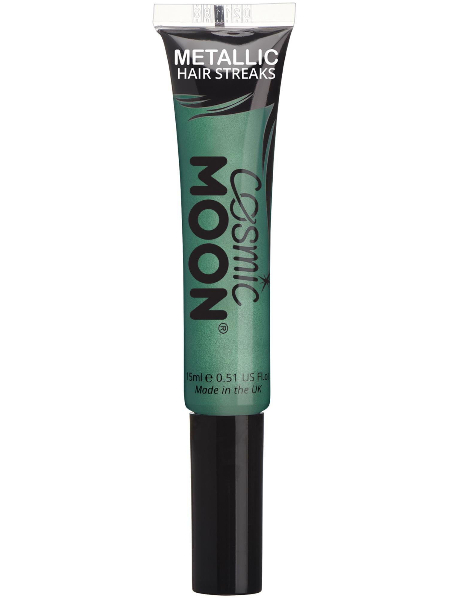 Cosmic Moon Metallic Hair Streaks, Green 1