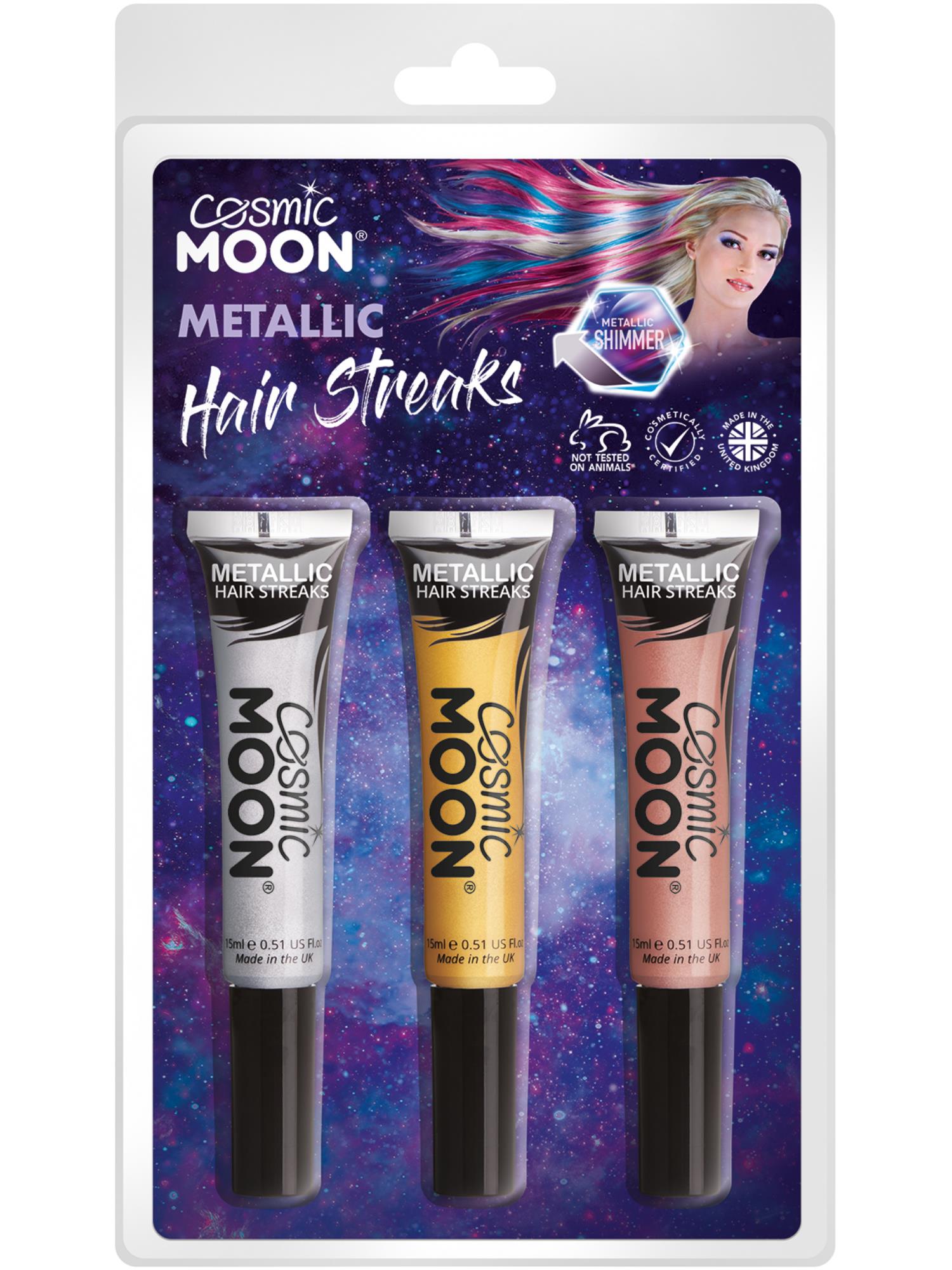 Cosmic Moon Metallic Hair Streaks, 1