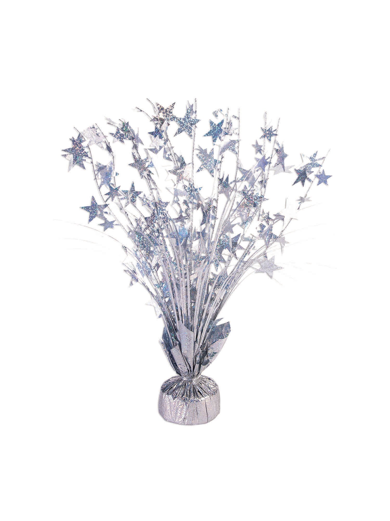 Balloon Wght Star Silver Holographic 1