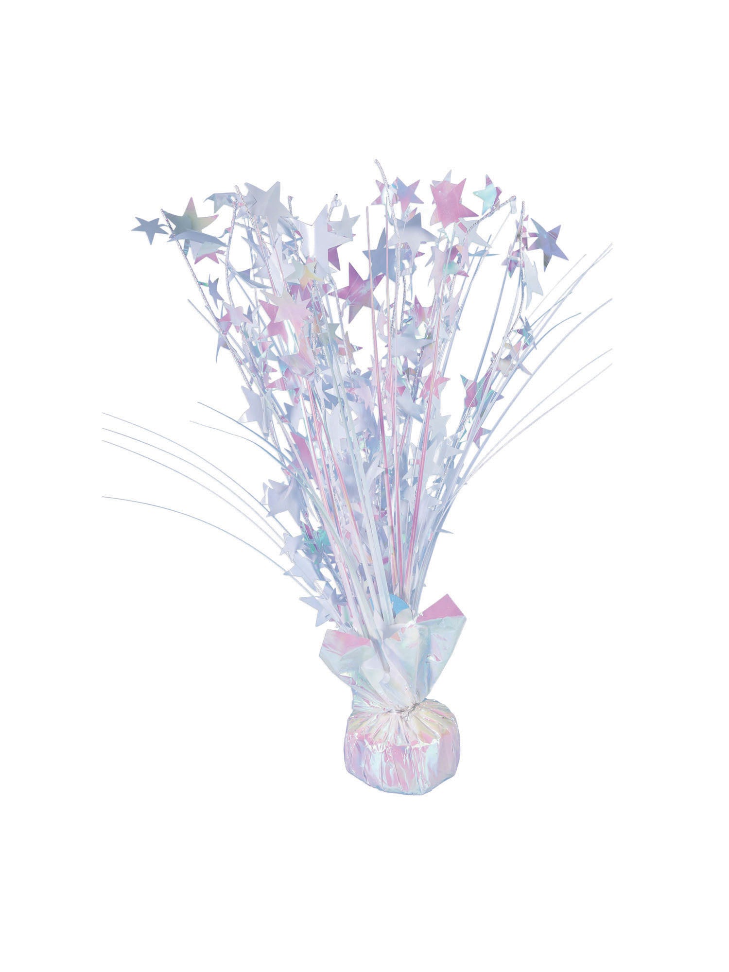 Balloon Wght Star White Iridescent 1
