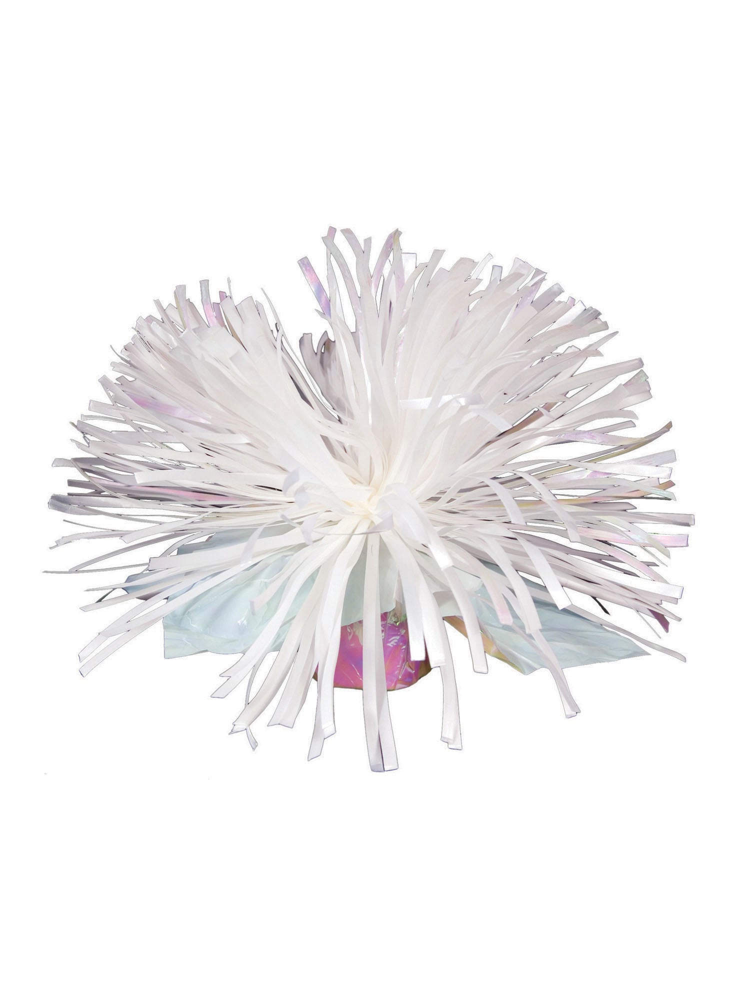 Balloon Wght Cnt White Iridescent 1