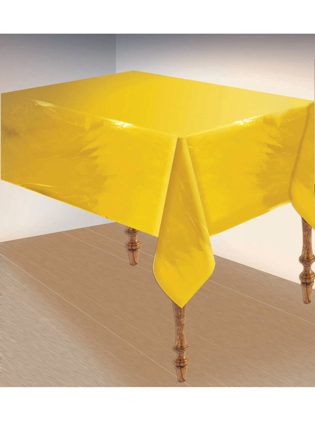 Gold Metallic Table Cover? 135X 270Cm 3