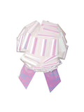 Pull Bow White Iridescent 35cm 1