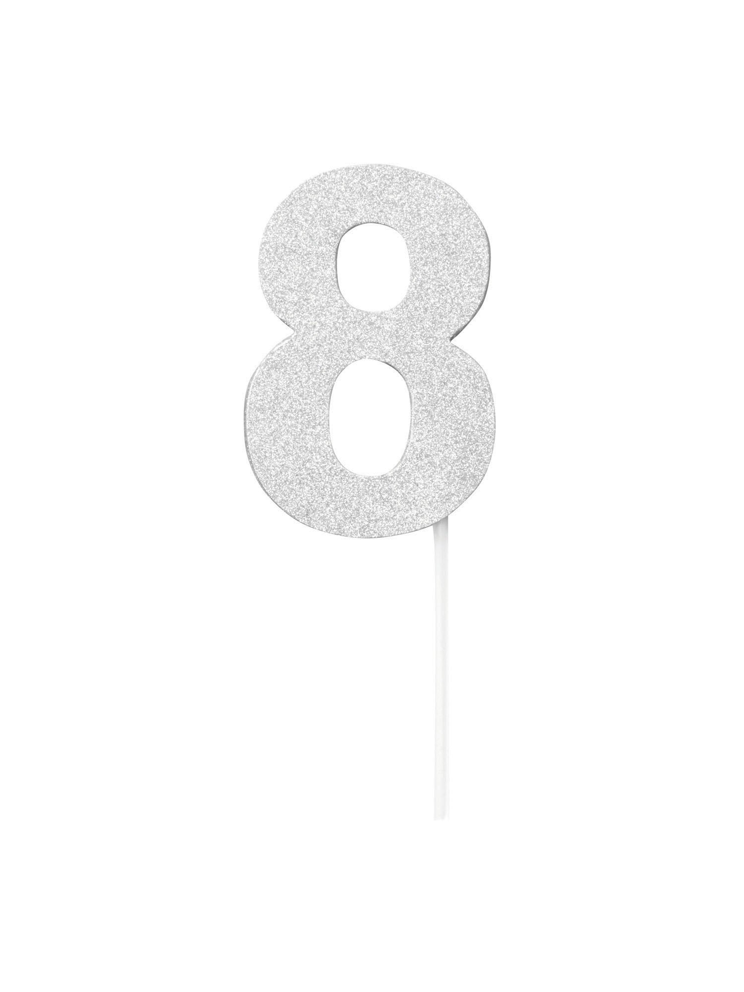 Diamond Cake Topper No. 8 1