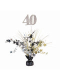 Balloon Wght 40 Gld Slv Blk Holograph 1