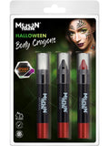 Moon Terror Halloween Body Crayons, 1