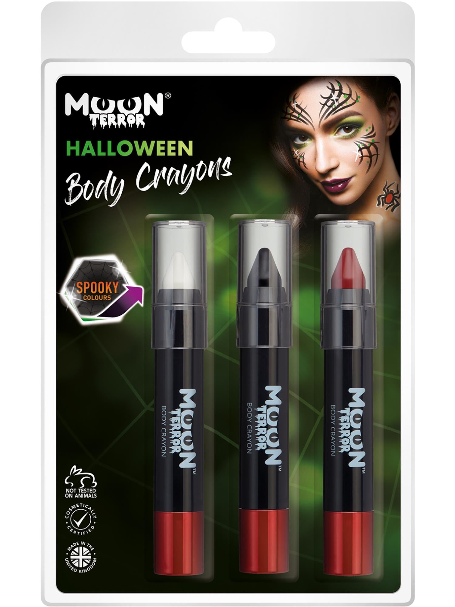 Moon Terror Halloween Body Crayons, 1