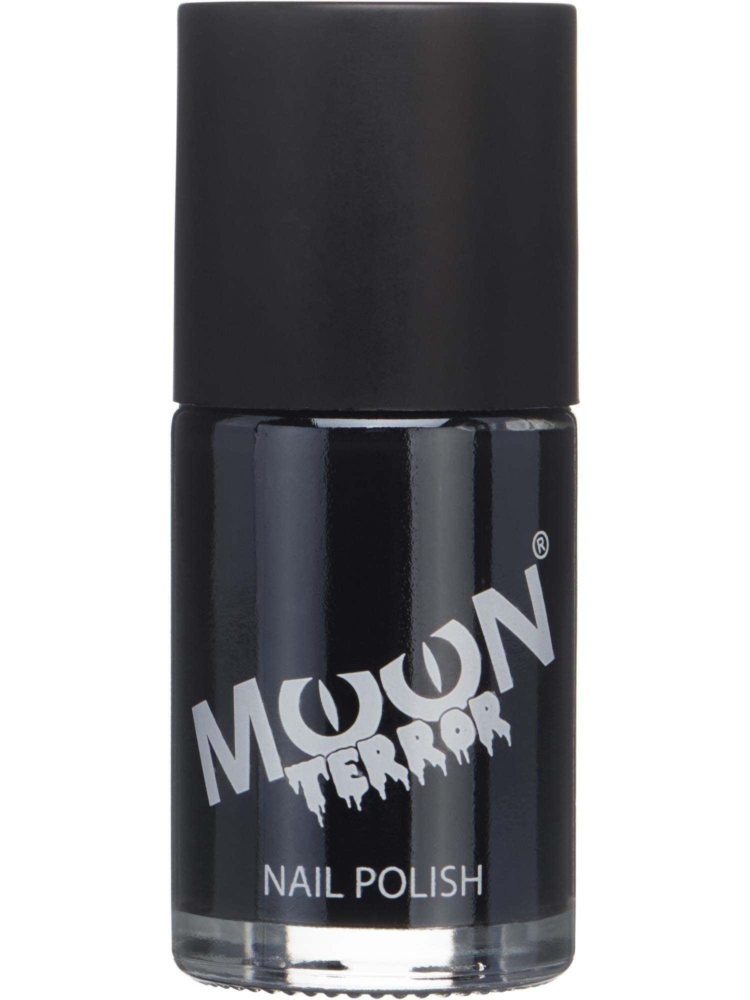 Moon Terror Halloween Nail Polish, Black 1