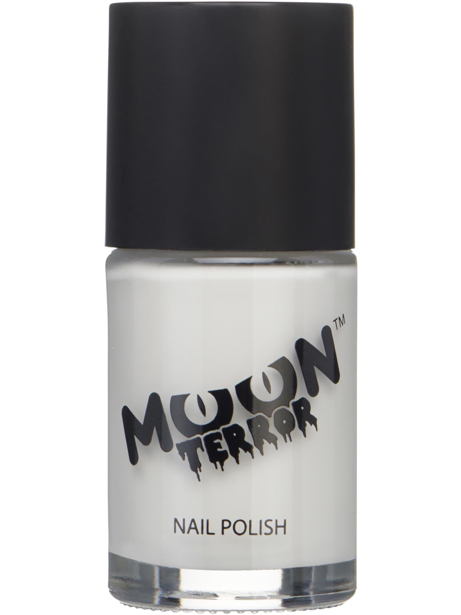 Moon Terror Halloween Nail Polish, White 1