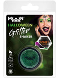 Moon Terror Halloween Glitter Shaker, Green 1