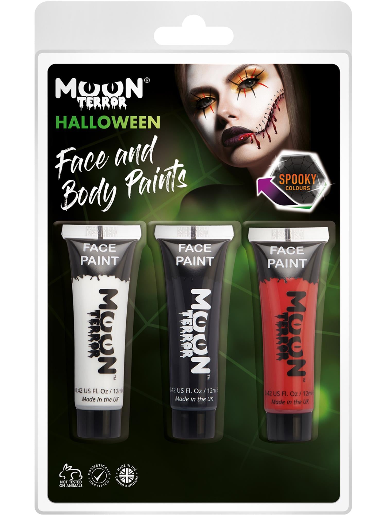 Moon Terror Halloween Face & Body Paint, 1