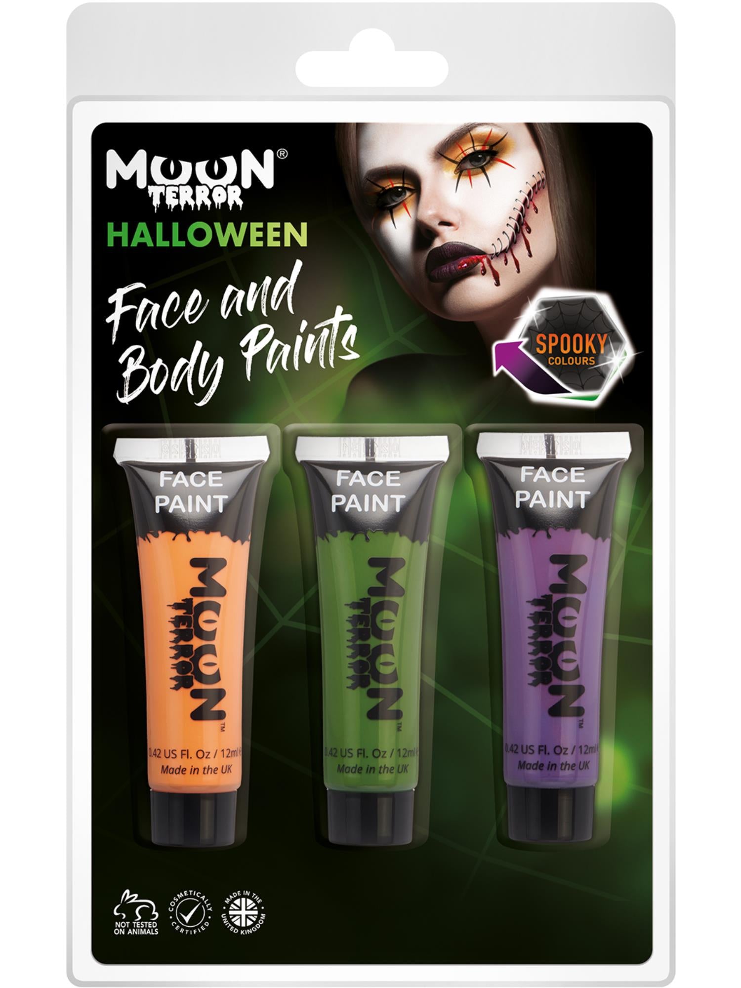 Moon Terror Halloween Face & Body Paint, 1