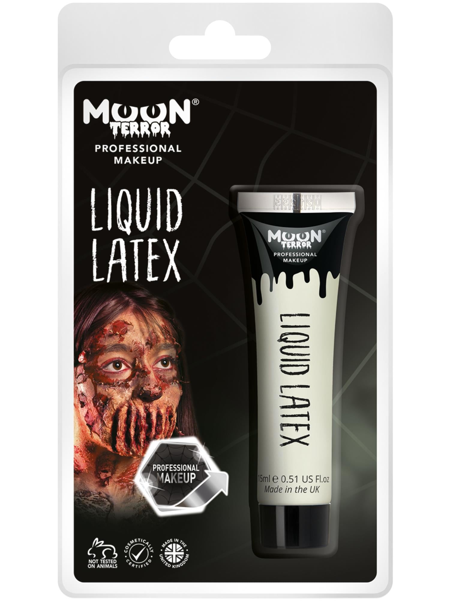 Moon Terror Pro FX Liquid Latex Clamshell, White 1