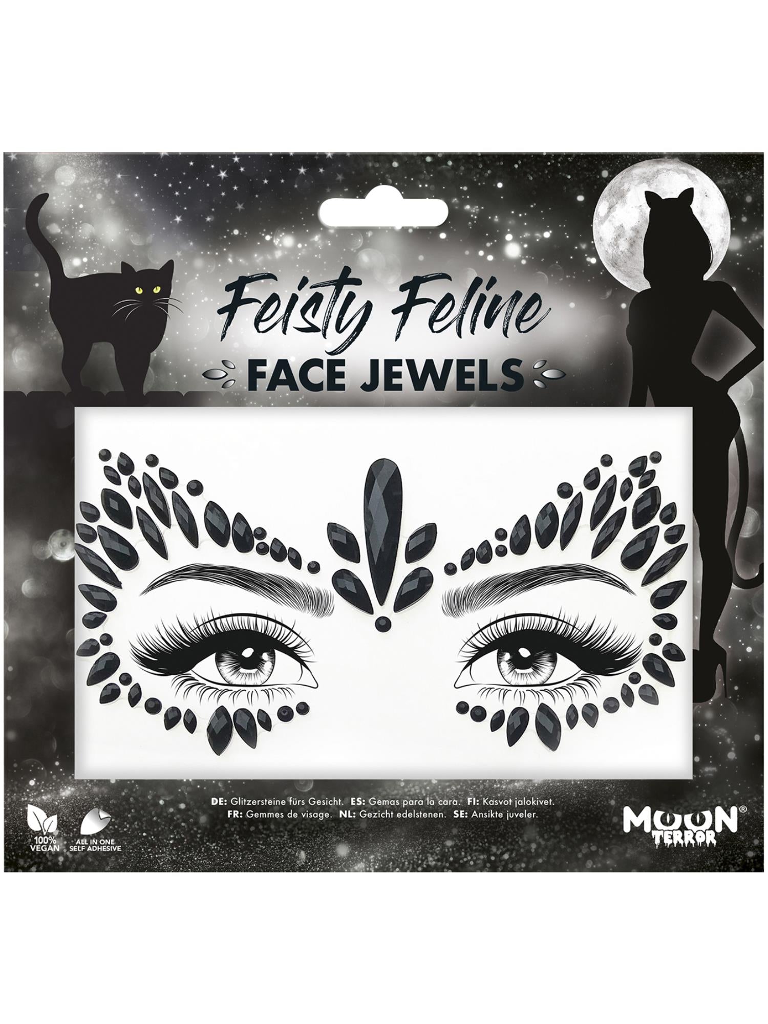 Moon Terror Face Jewels, Feisty Feline 1