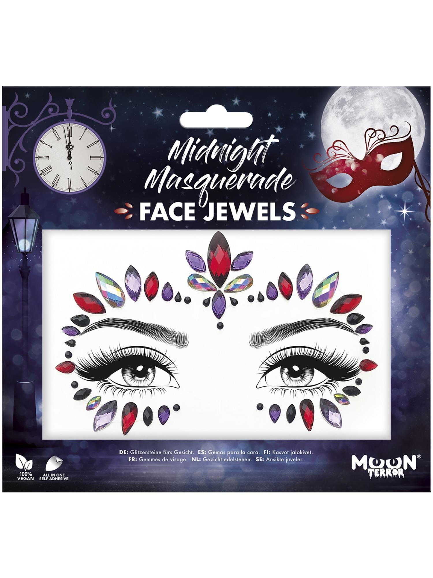 Moon Terror Face Jewels, Midnight Masquerade 1