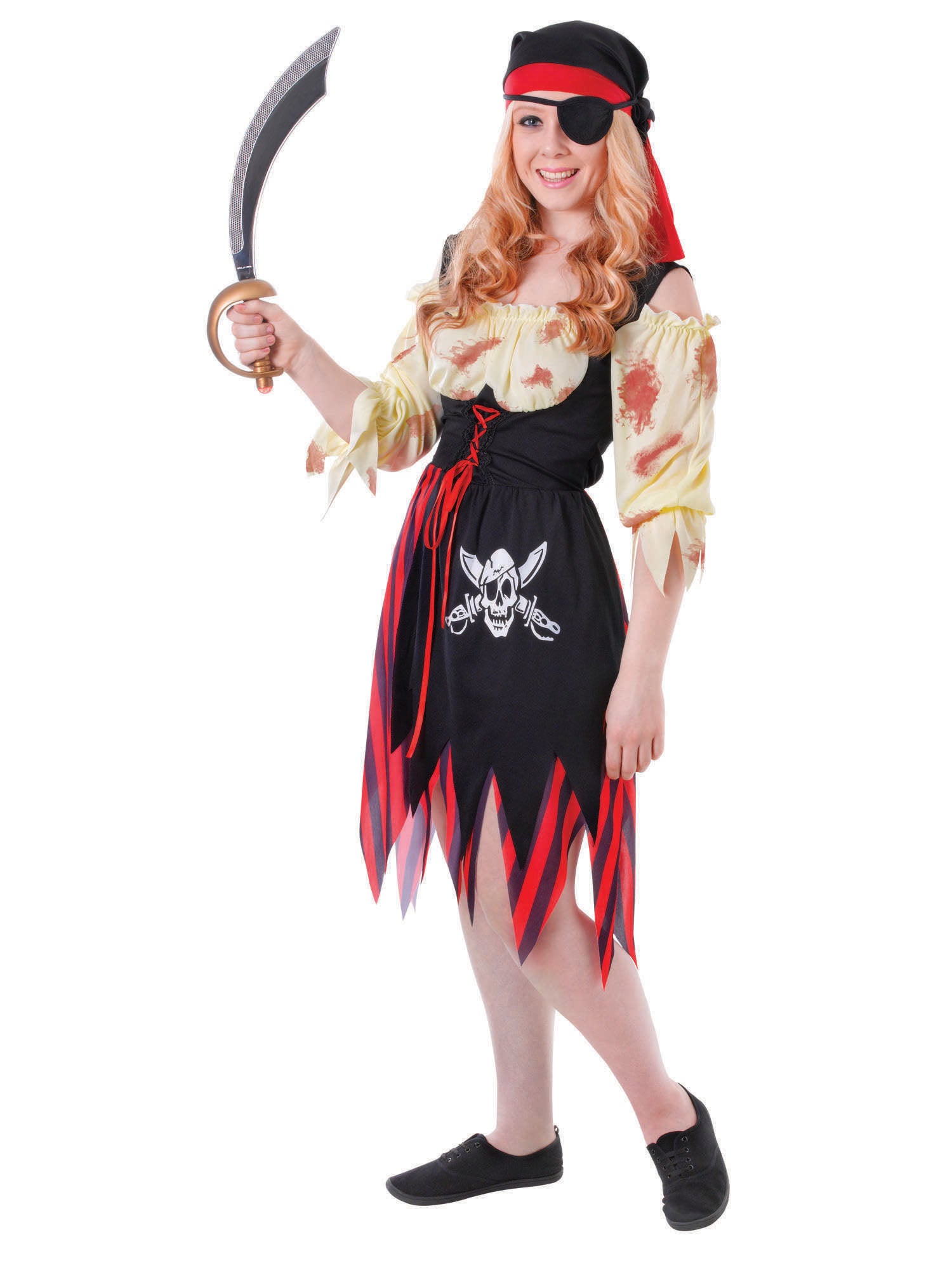 Pirate (Girl) Teen Costume BLOODIED*** 1
