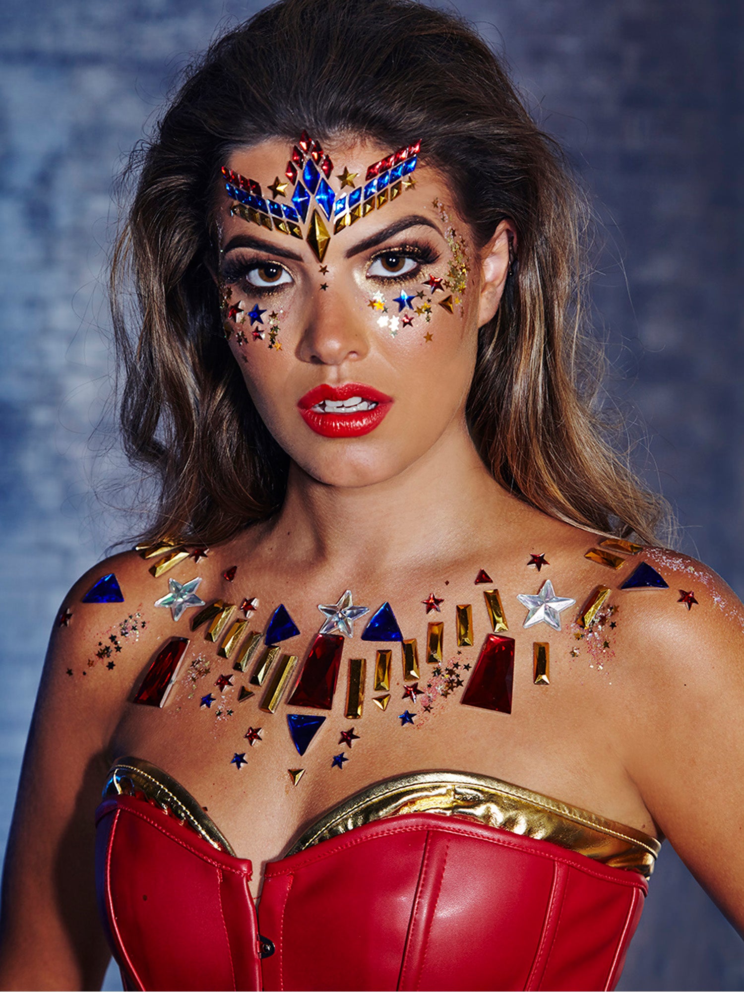 Wonder Woman Face Jewel 4