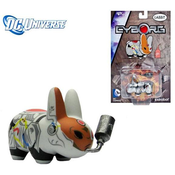 Kidrobot X Kozik| Dc Comic Cyborg 2.5In Vinyl Figure Labbit 1