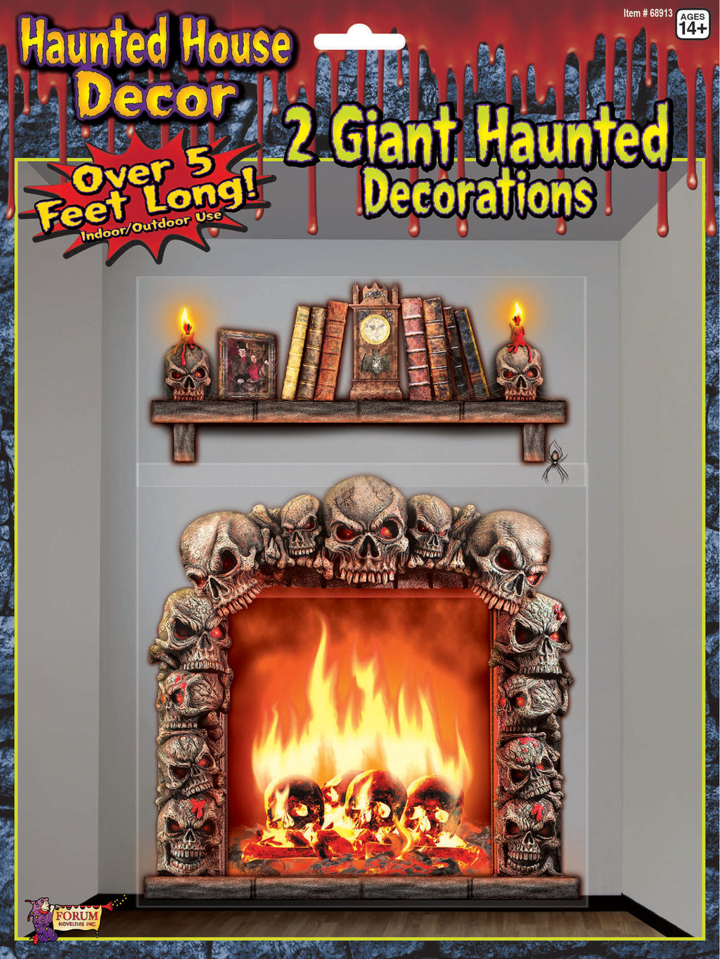 Haunted House Giant Wall Decoration 1