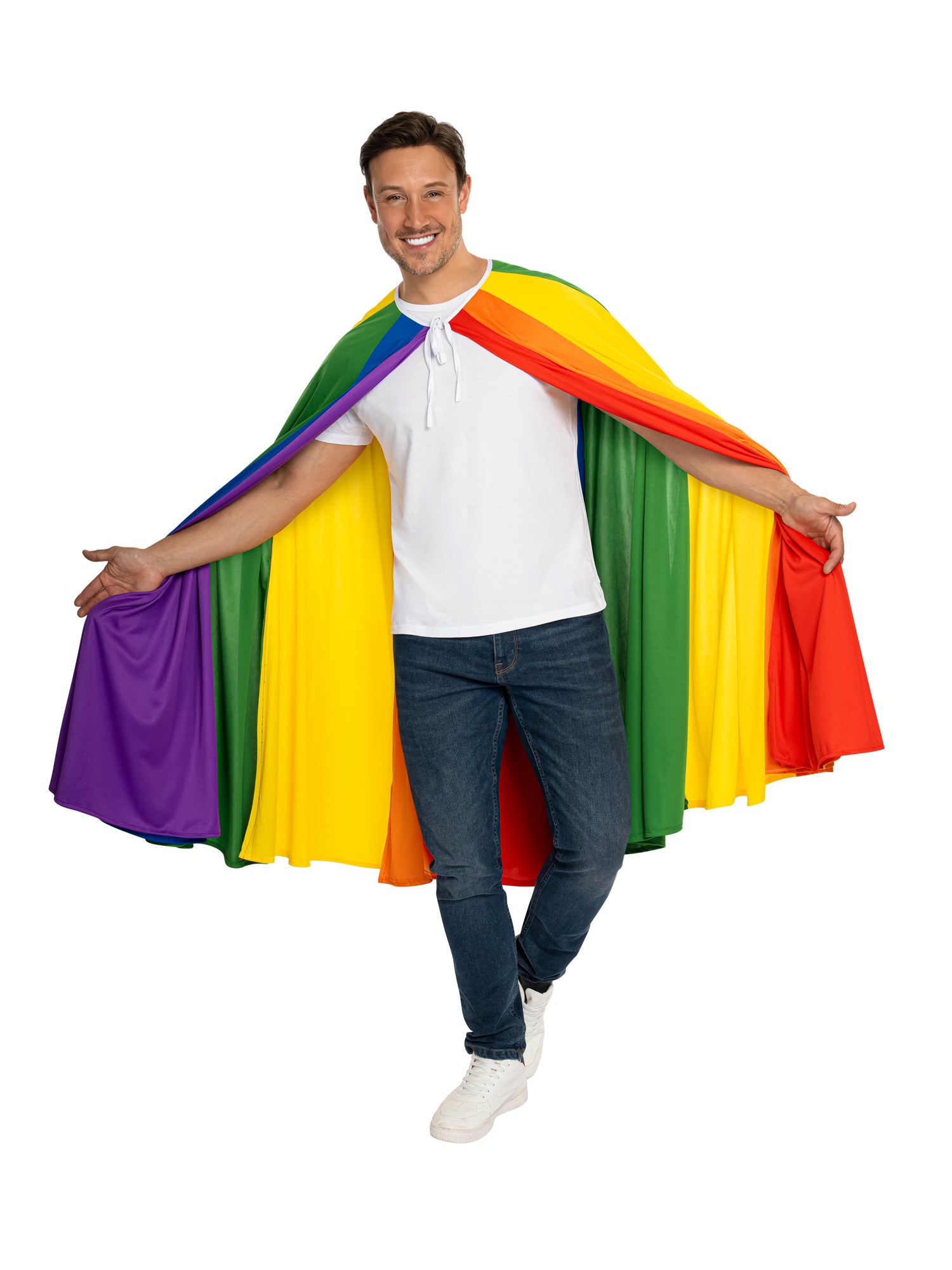 Rainbow Long Cape 1