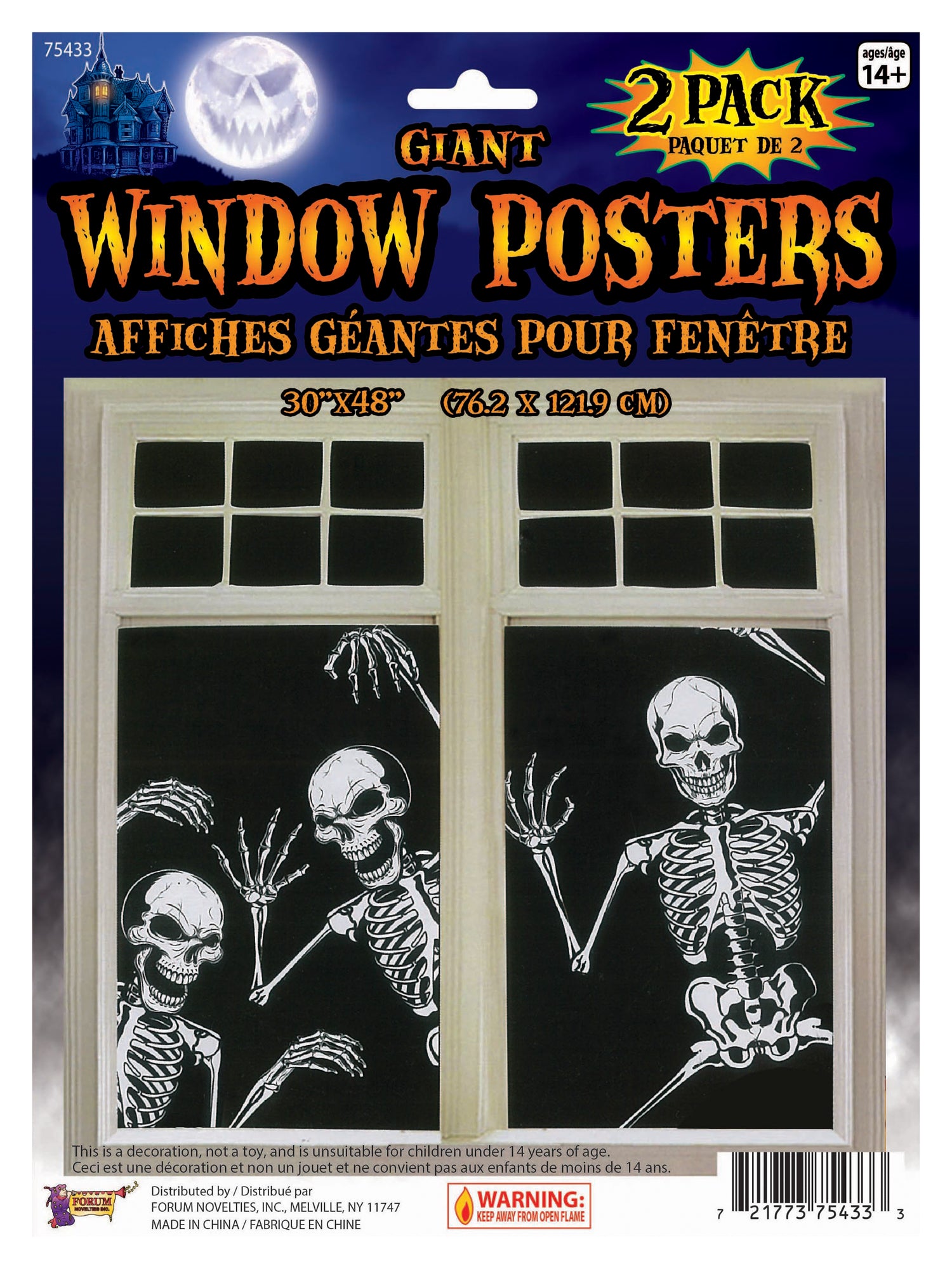 Skeleton Window Poster 1