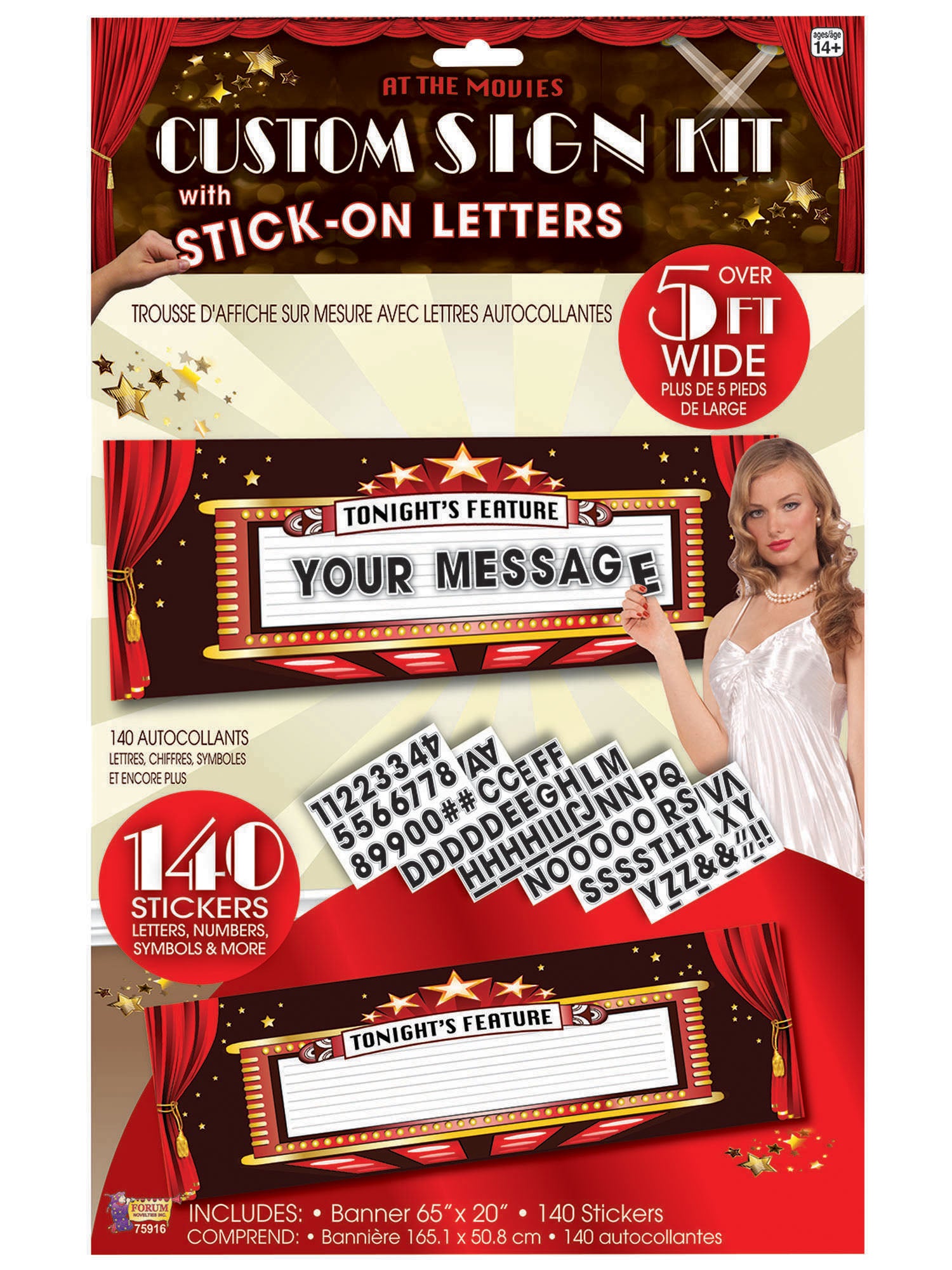 At The Movies Custom Sign Kit 1
